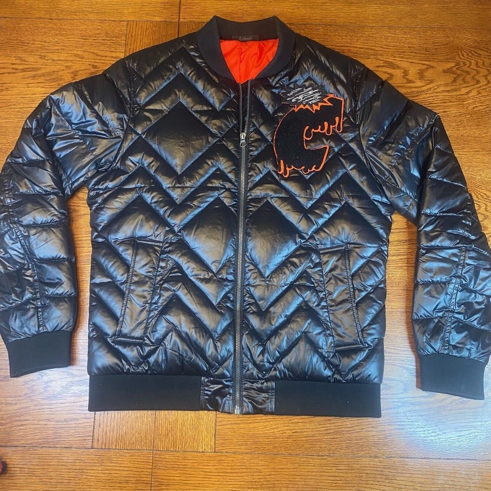 Cabbeen Quilted Puffer Jacket Black Size 54